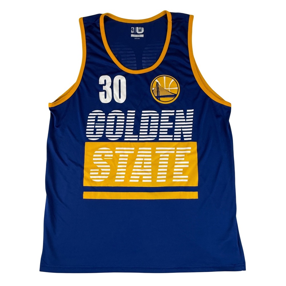 NBA Golden State Warriors Mens XL Stephen Curry 30 Basketball Tank Top Shirt